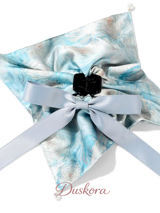 Ink Bloom Art Claw Clip