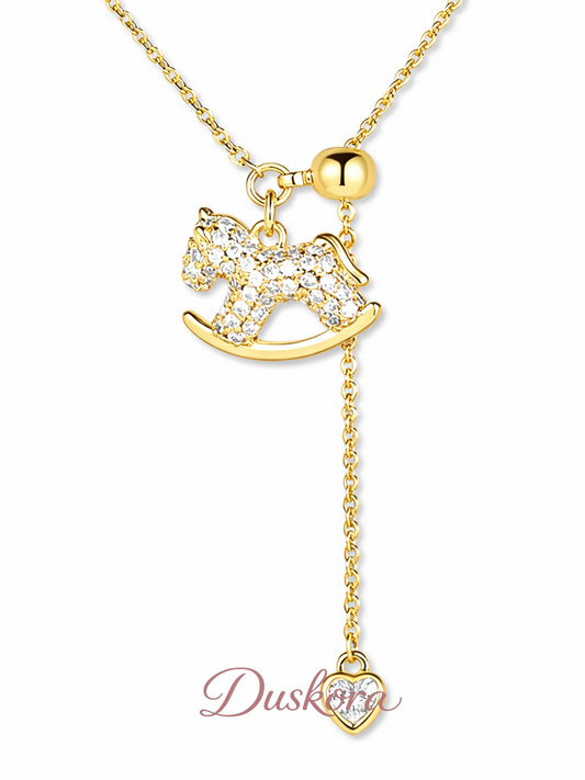 Lucky Pony Charm Necklace