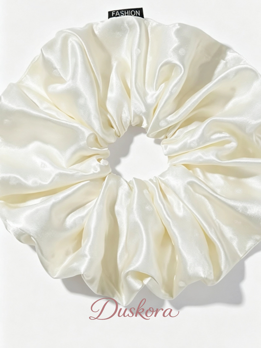 Parisian Polka Scrunchie