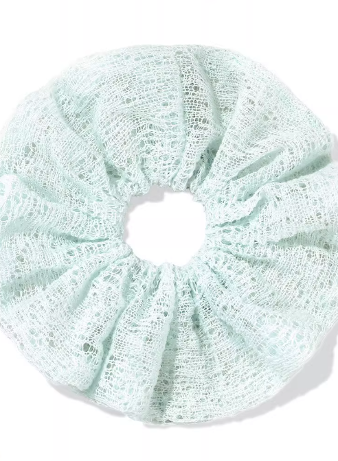 Soft Knit Bloom Scrunchie